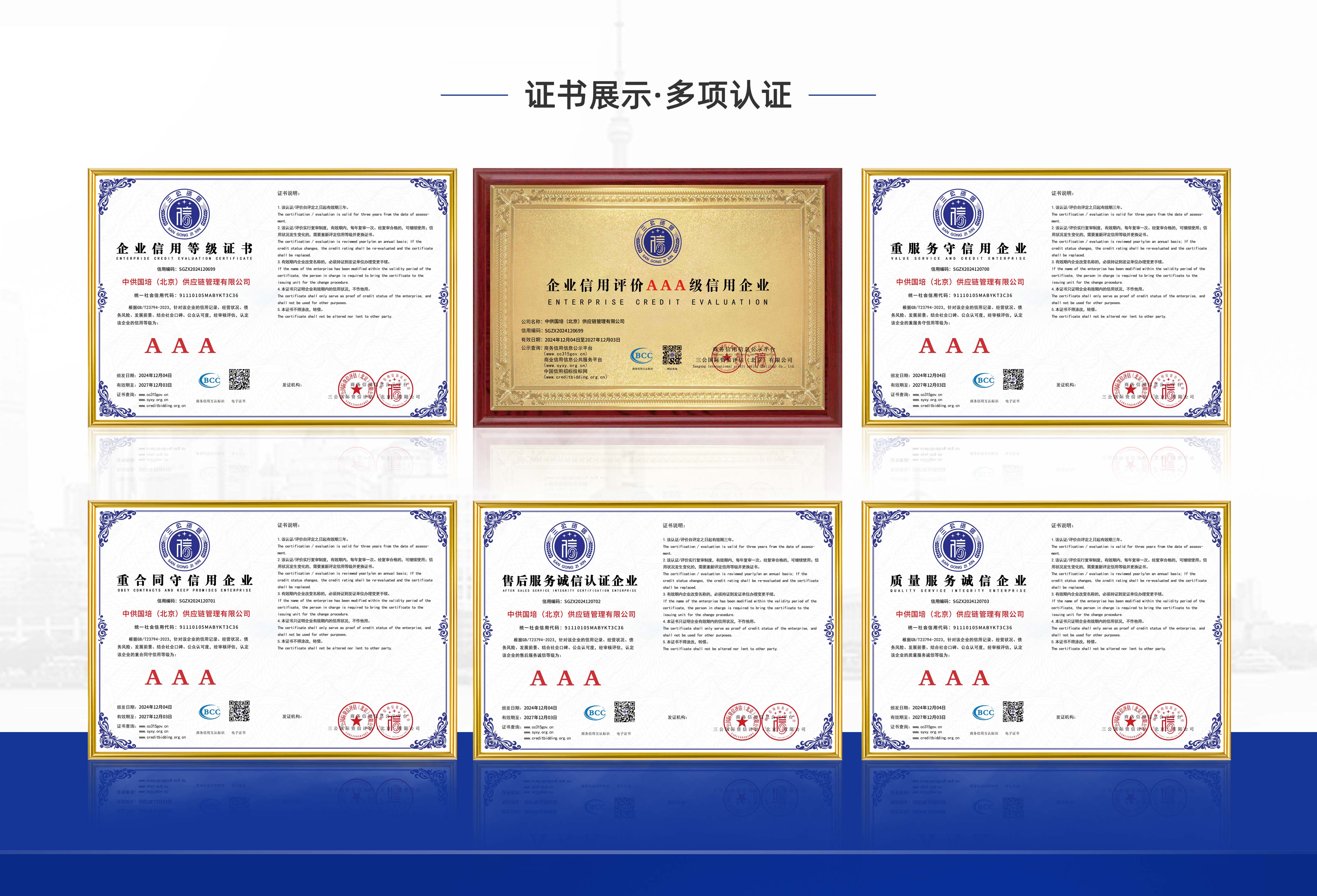 企业荣誉